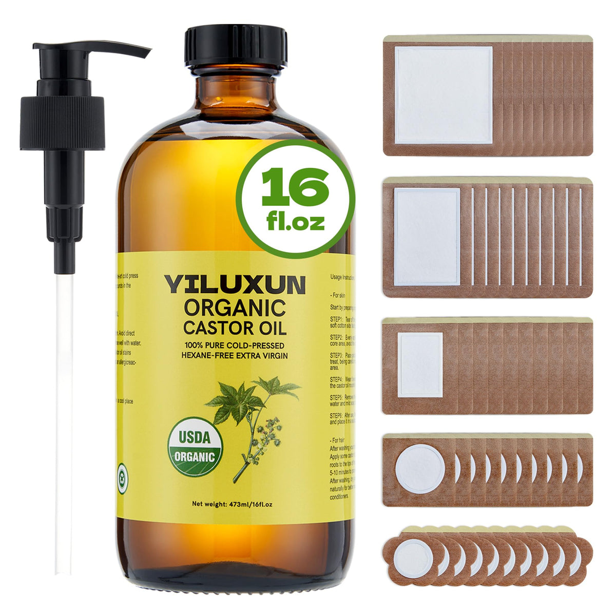 YILUXUN front packaging showing kit components and eco box benefit