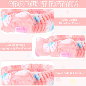 Yinder headband in use during makeup application keeping hair away benefit