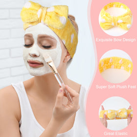 Yinder headband beside ruler showing size and stretch for proper fit benefit
