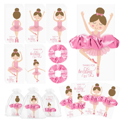 Yinkin front-facing packaged favor set showing coordinated pink presentation and easy gifting