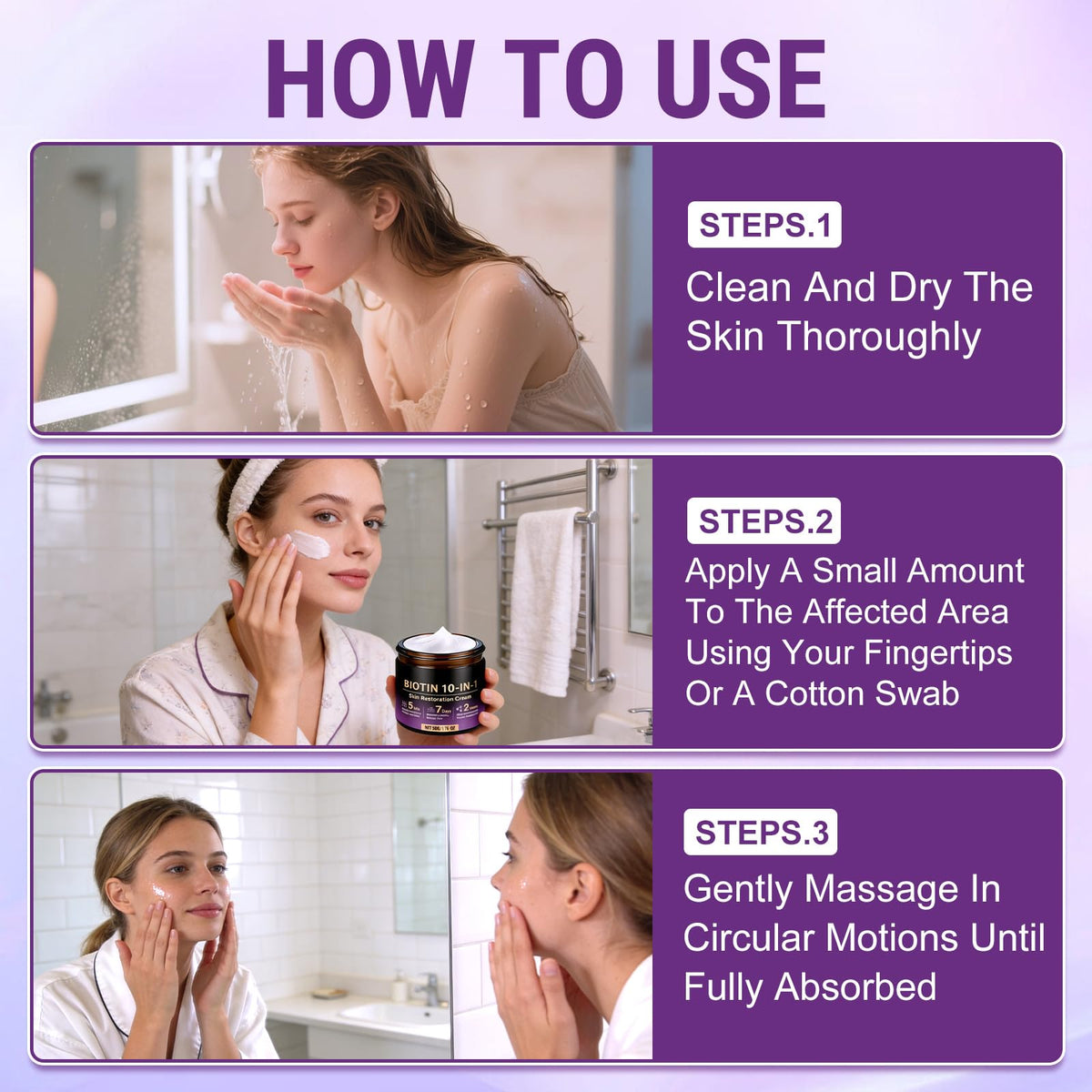 YIVANNUO on bathroom shelf lifestyle shot conveying routine convenience