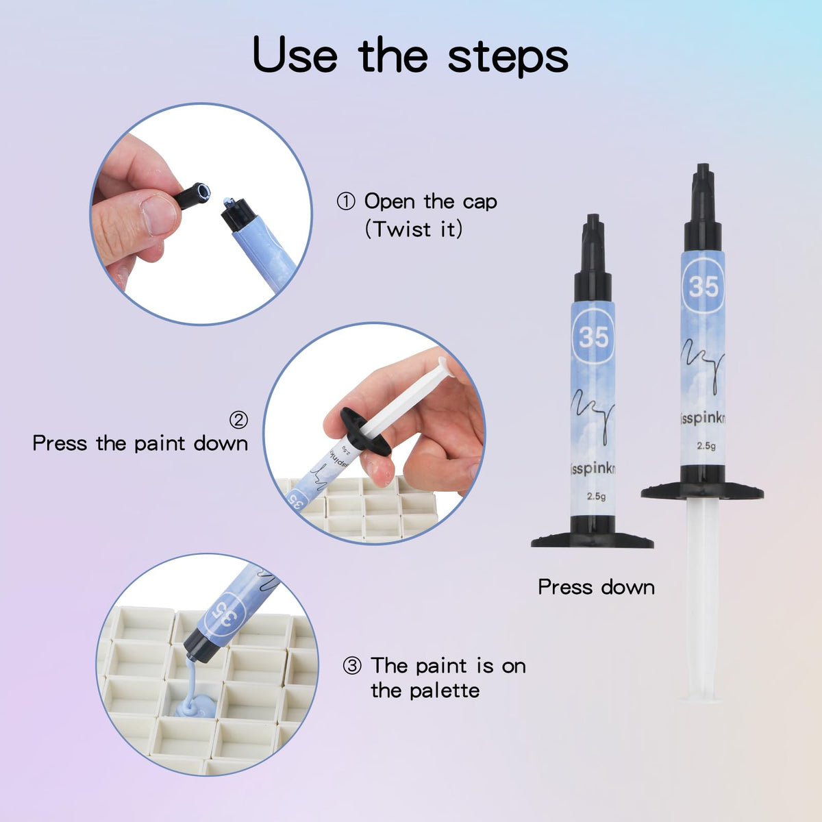 YJMyujimi black storage tubes arranged protecting gels from light exposure