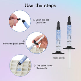 YJMyujimi black storage tubes arranged protecting gels from light exposure