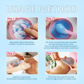 YMEYFAN application spatula in use applying mask for even coverage benefit