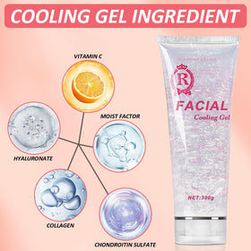 YMEYFAN gel applied under a handheld device demonstrating better glide