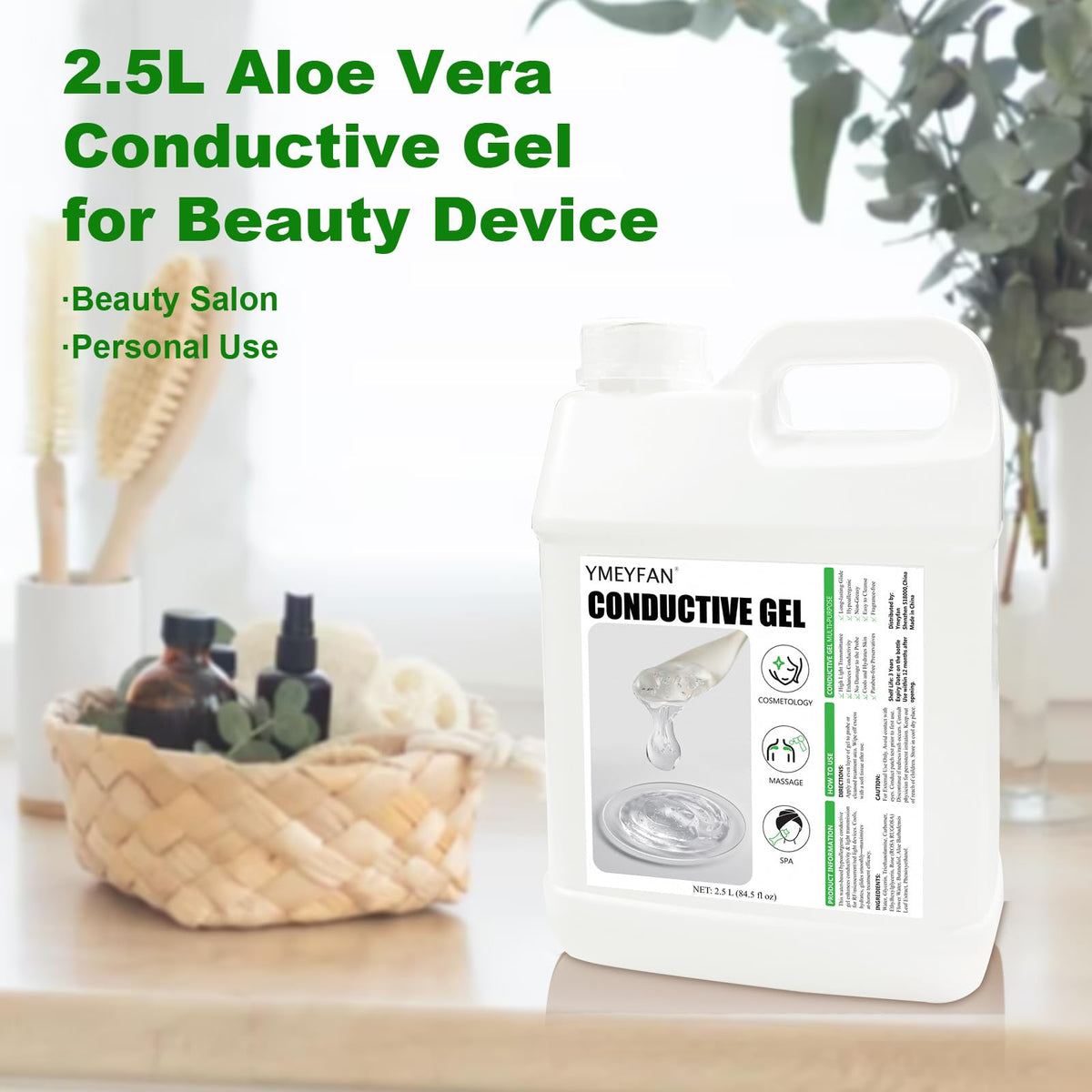 YMEYFAN bottle on salon cart showing professional salon readiness benefit