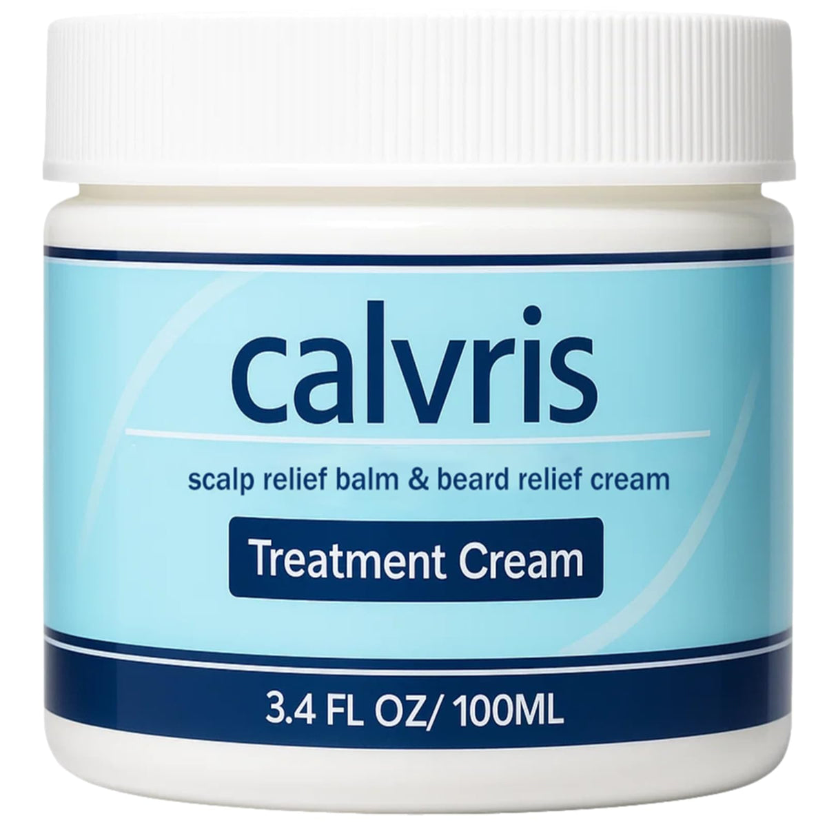 YOCMIPS Calvris front packaging showing jar and label, highlights soothing benefits