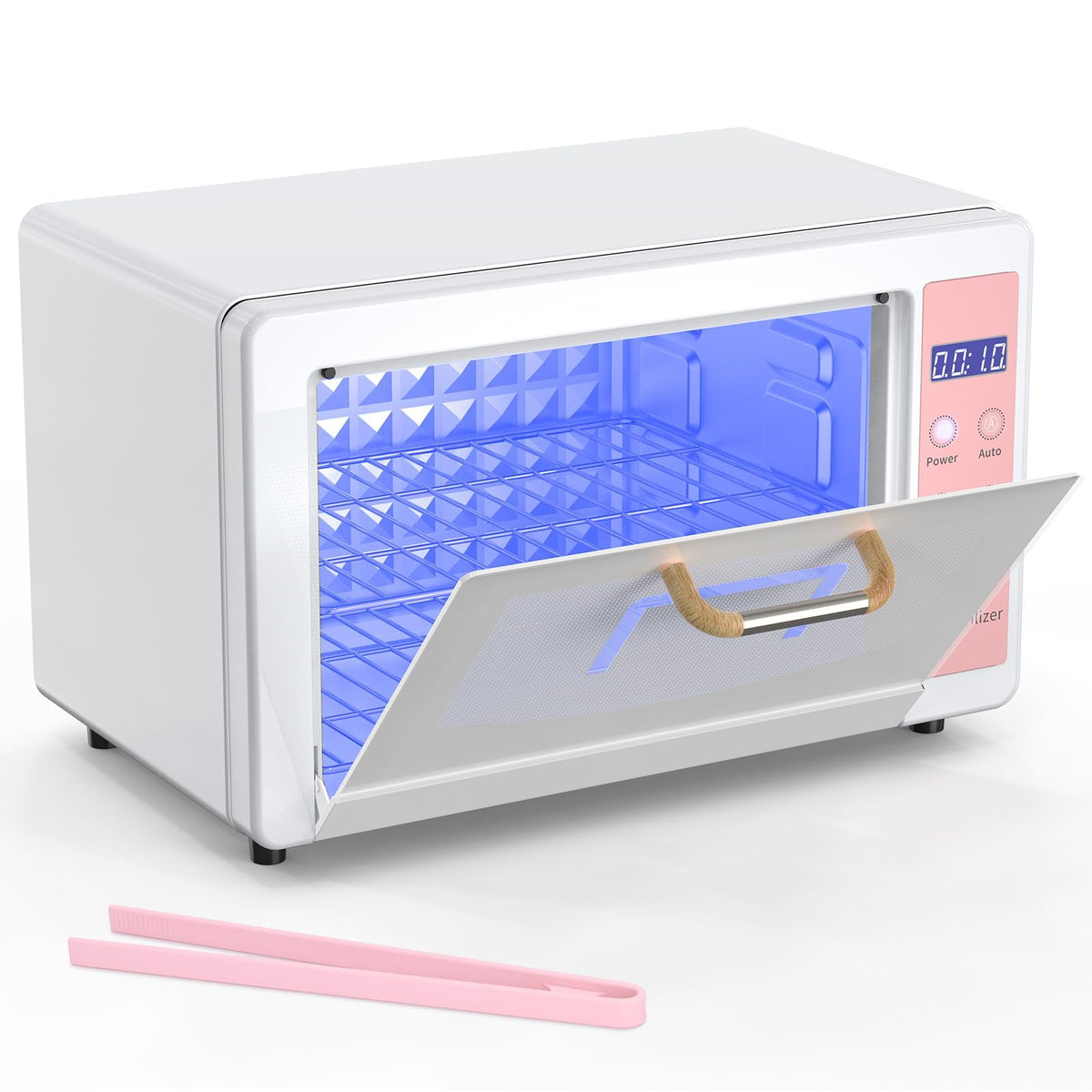 Yofuly front view pink cabinet showing compact durable design benefit