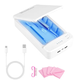 Yofuly sterilizer front view showing controls and compact design, improving convenience