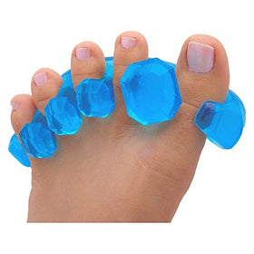 YogaToes GEMS front packaging showing pair and size small benefits comfort