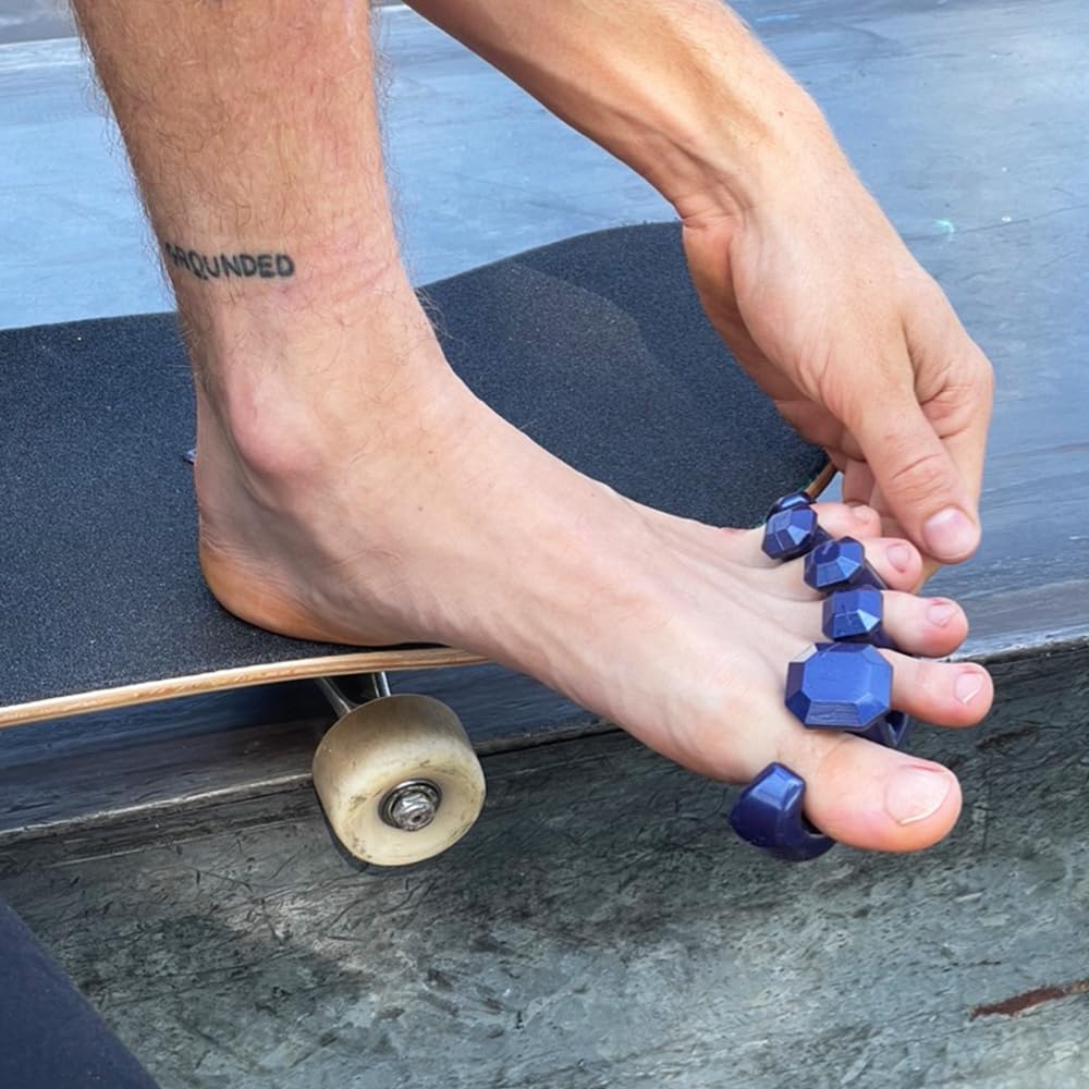 YogaToes Gems side profile demonstrating toe fit and improved alignment