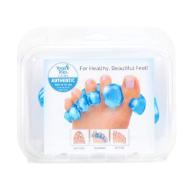 YogaToes GEMS sapphire blue color detail emphasizing aesthetic and quality