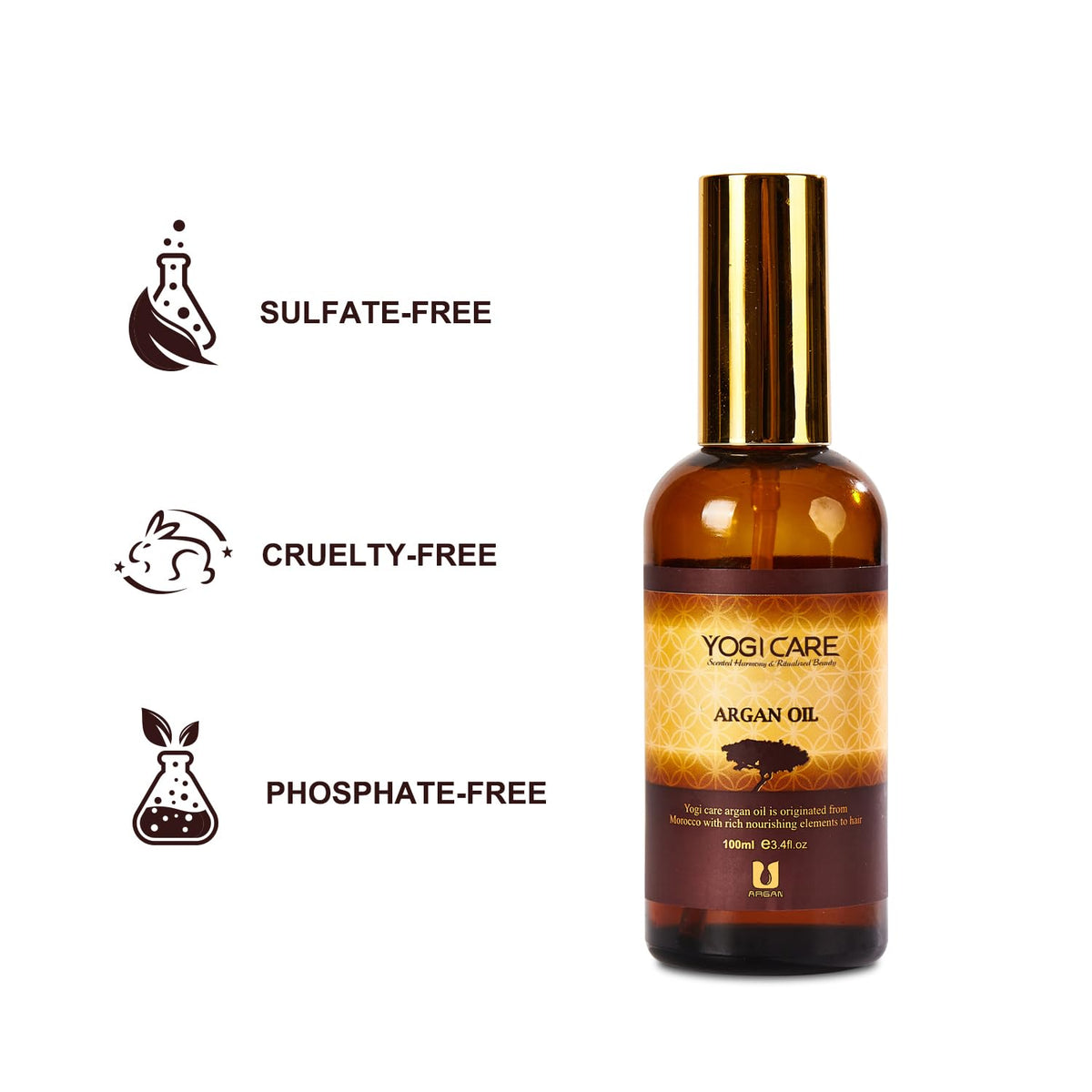 YOGI CARE before and after ends comparison showing repair and shine benefit