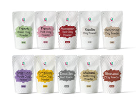 YOGI’S GIFT front packaging showing 10 clay jars and clear labeling for easy selection