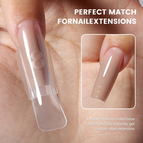YOKEFELLOW form held with applied gel demonstrating easier application and control