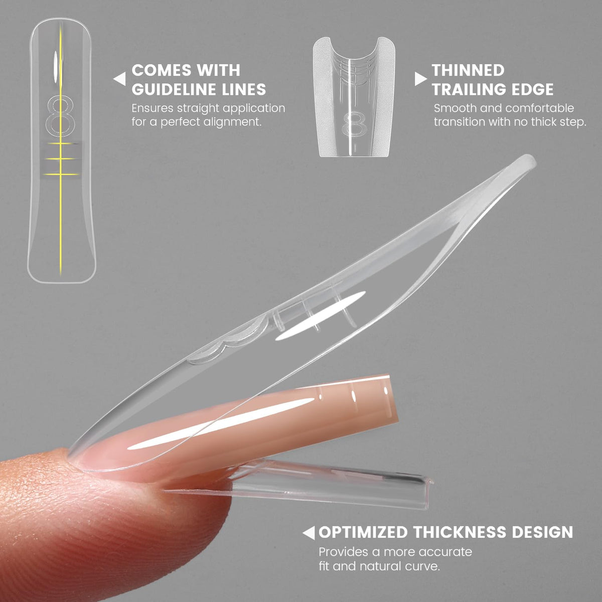 YOKEFELLOW close-up of the sandwich form cavity for precise gel shaping benefit