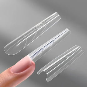 YOKEFELLOW front packaging showing 240-piece dual forms and quick salon benefit