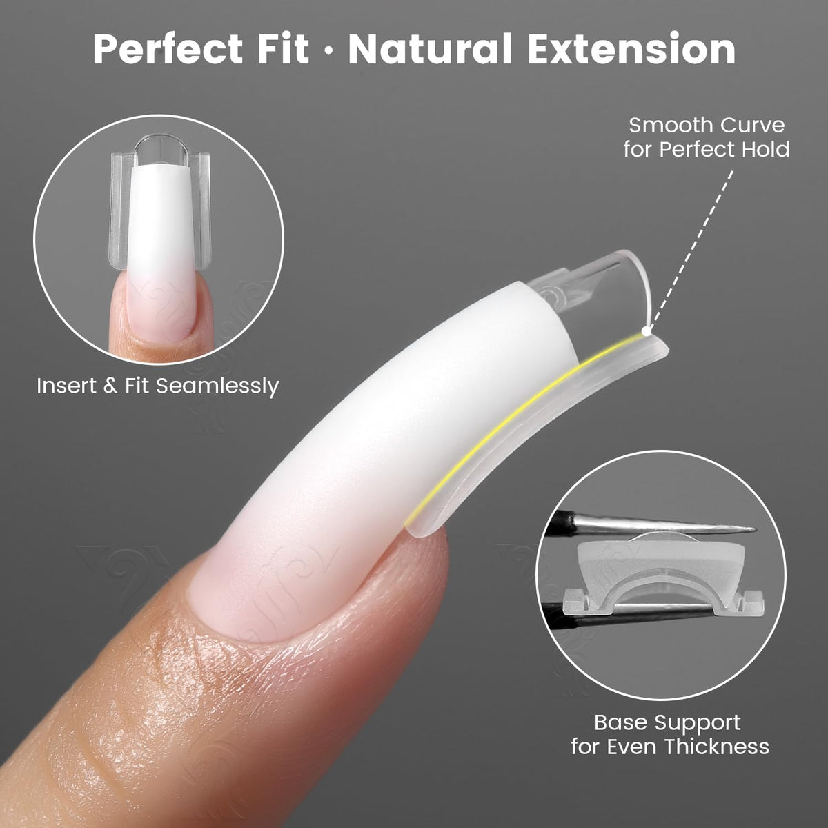 YOKEFELLOW extension in use showing fast builder-gel application