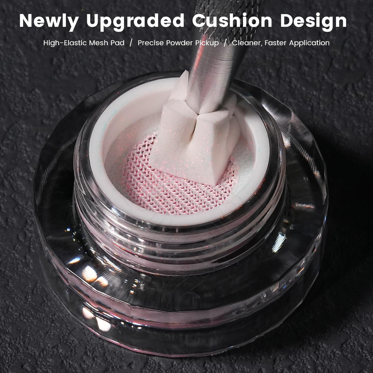 YOKE FELLOW close-up of ultra-fine powder texture for smooth mirror finish