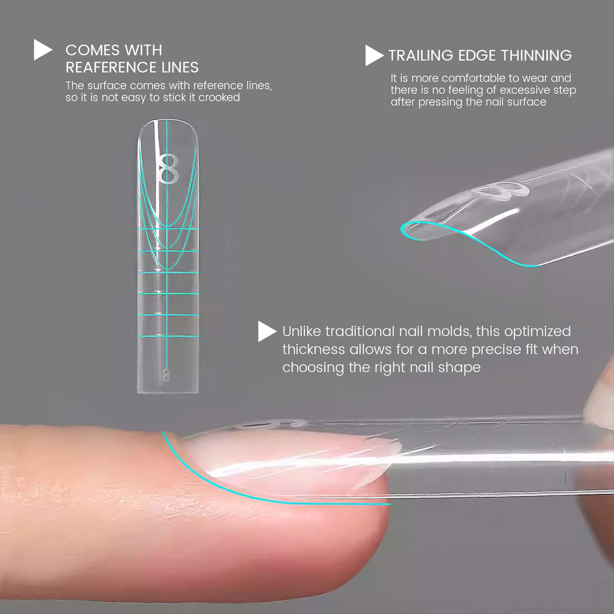 YOKEFELLOW transparent sandwich assembly showing gel placement visibility benefit