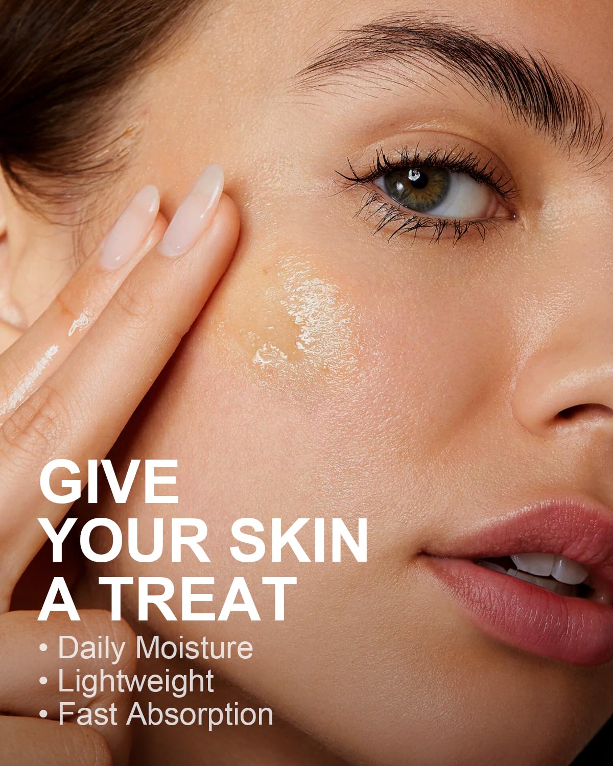 Golden almond oil pouring from bottle to show smooth texture and fast-absorbing benefit