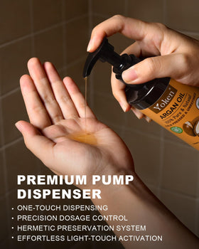 Yoken argan oil on nails and cuticles showing moisturized nail health benefit