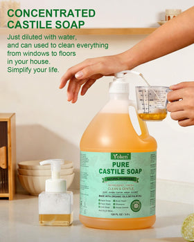 Yoken soap rich foam lather demonstrating gentle cleansing power