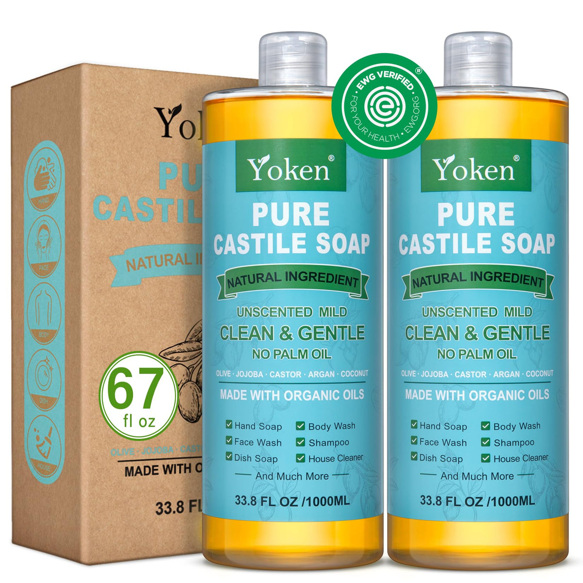 Yoken front packaging 67 oz showing label and eco benefits