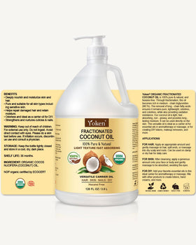 Yoken applied to hair showing improved softness and shine benefit