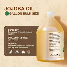 Yoken jojoba oil stored on shelf in BPA-free bottle for long-term freshness