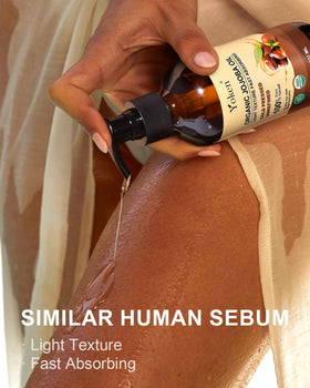 Yoken label close-up showing USDA Organic seal and purity assurance