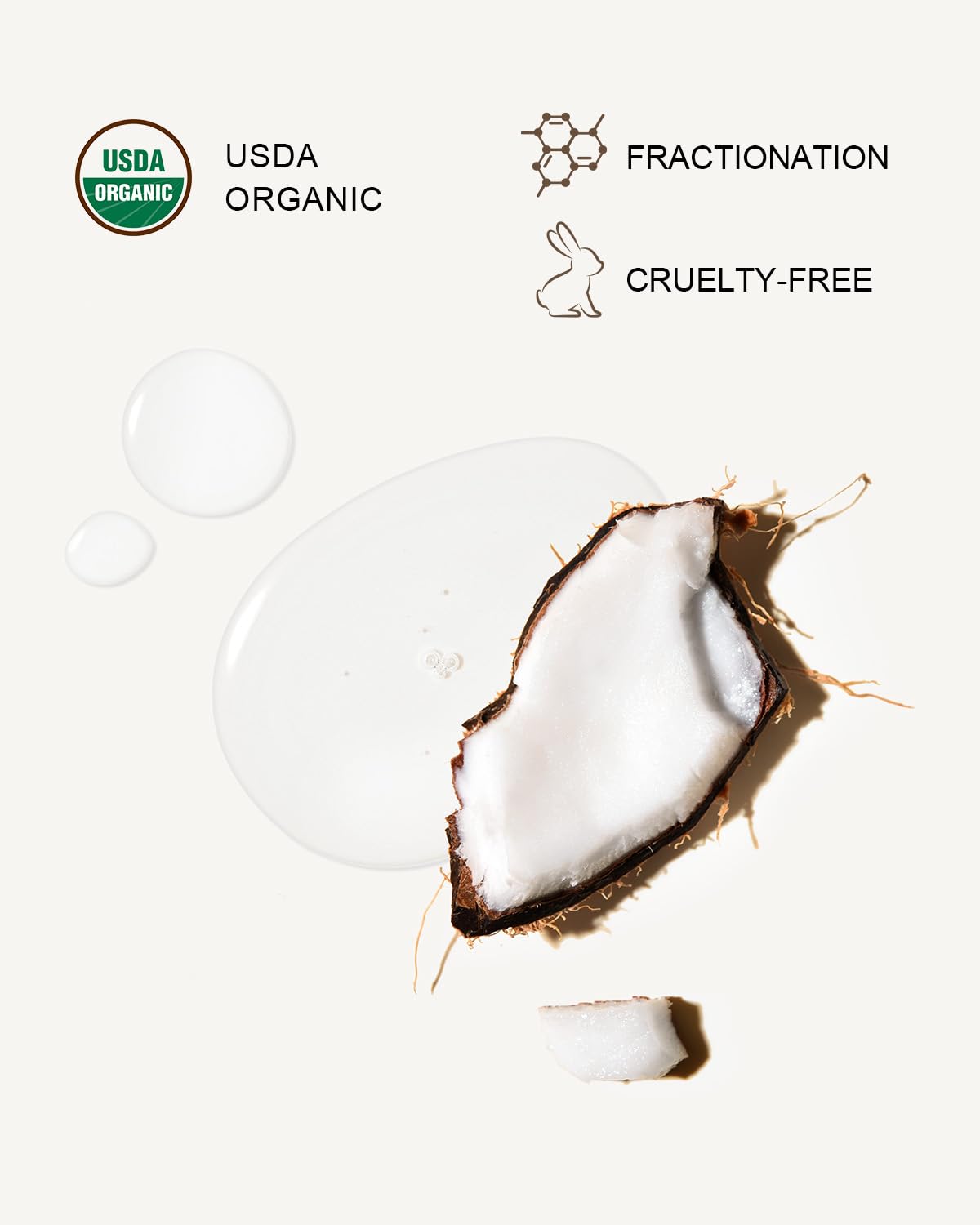 Yoken oil close-up texture displaying clear, lightweight consistency benefit