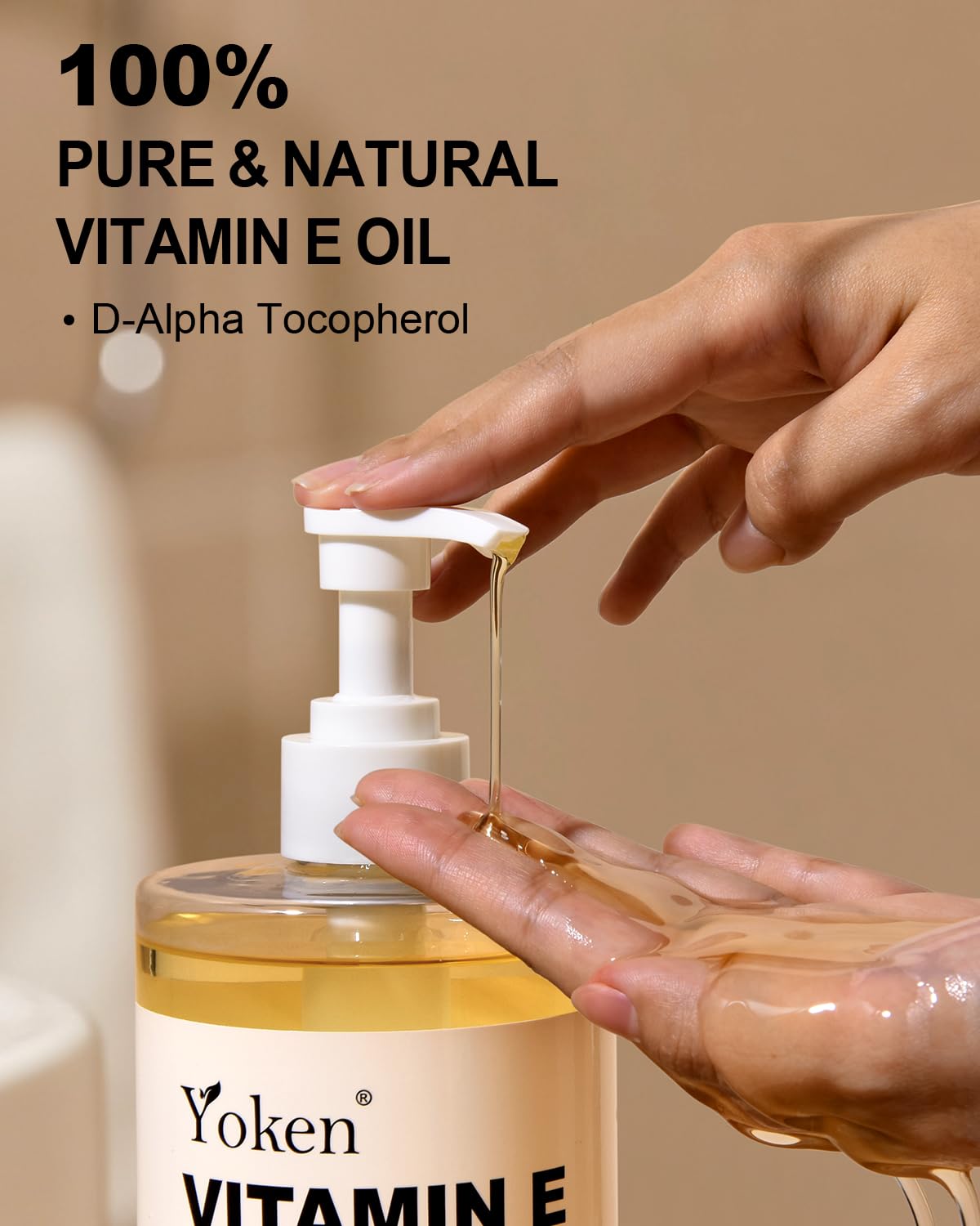 Yoken oil texture close-up showing smooth cold-pressed consistency benefit