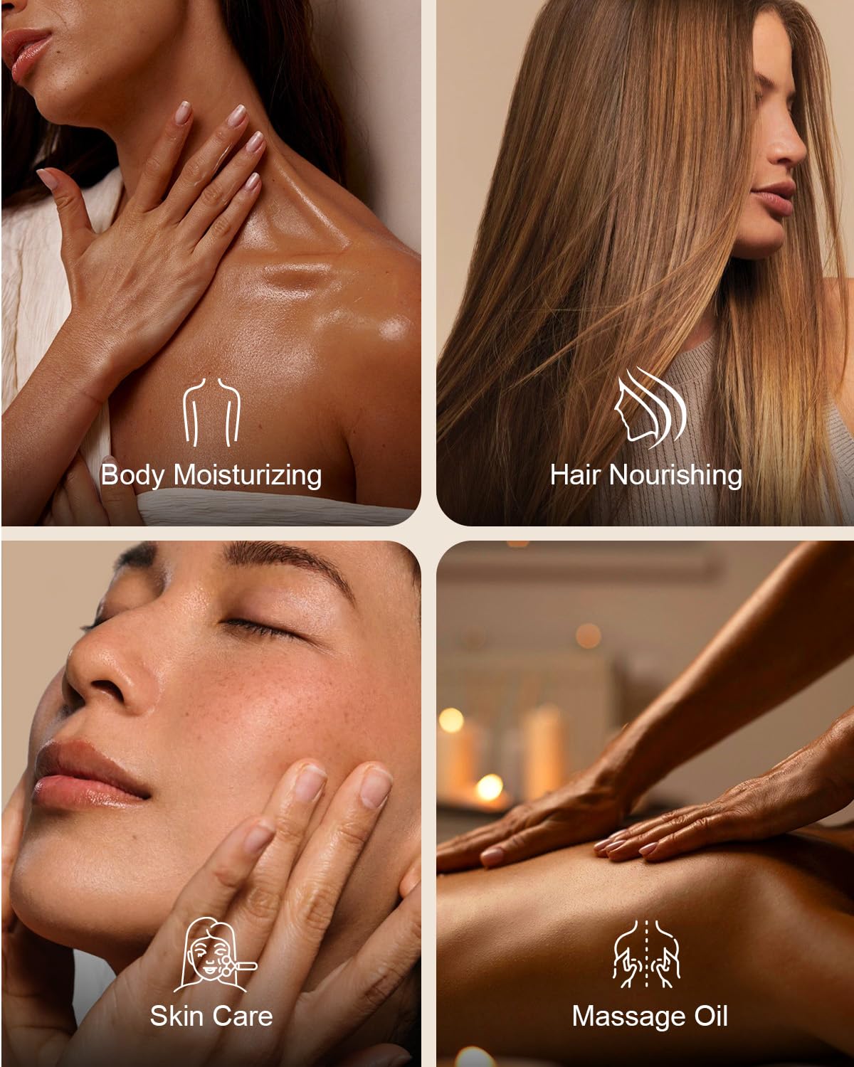 Yoken oil in massage session showing smooth glide and professional benefit