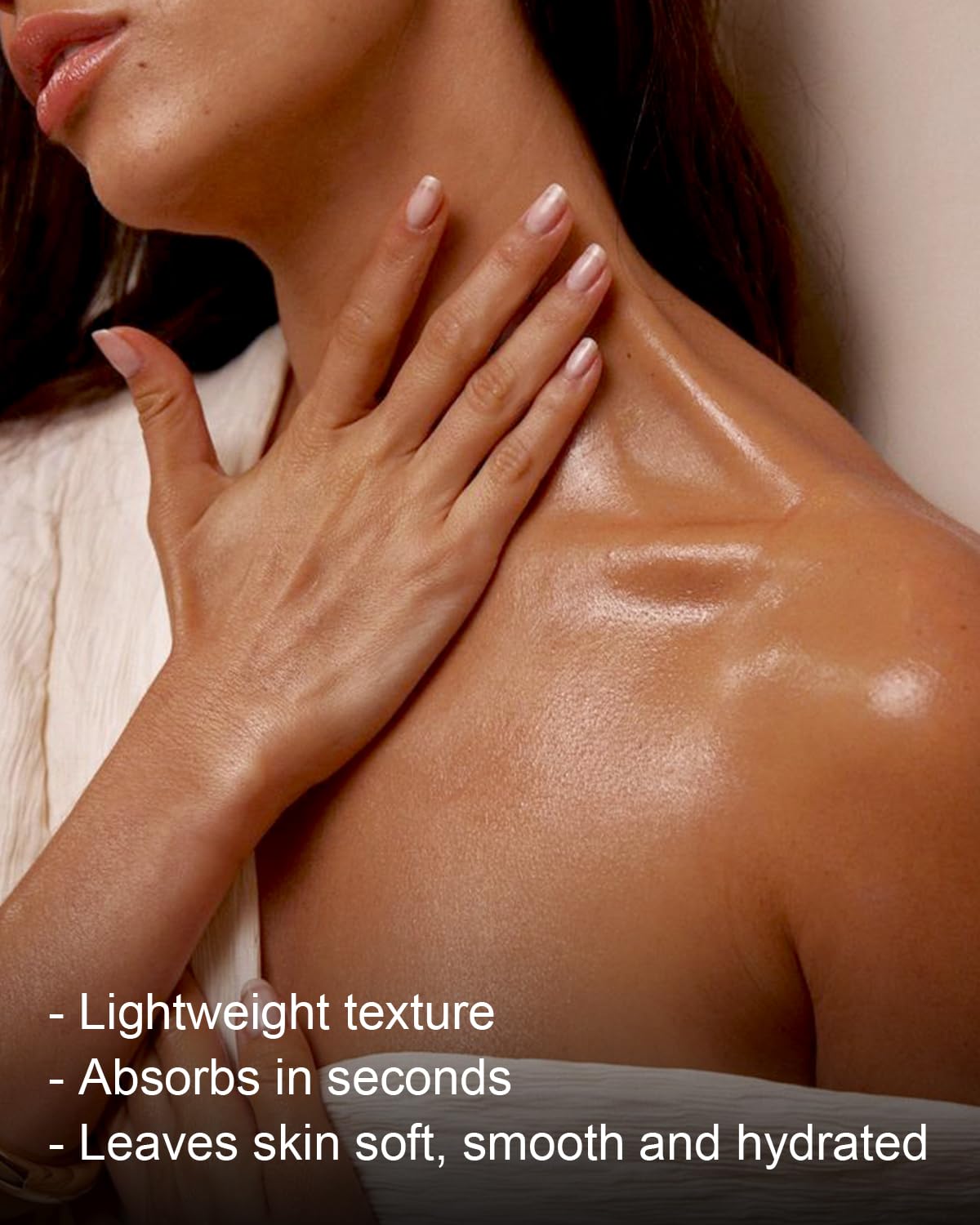 Yoken applied to palm demonstrating easy application and fast-absorbing finish