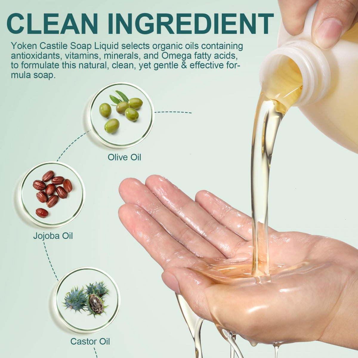 Yoken soap texture foam close-up showing gentle lather for mild cleansing