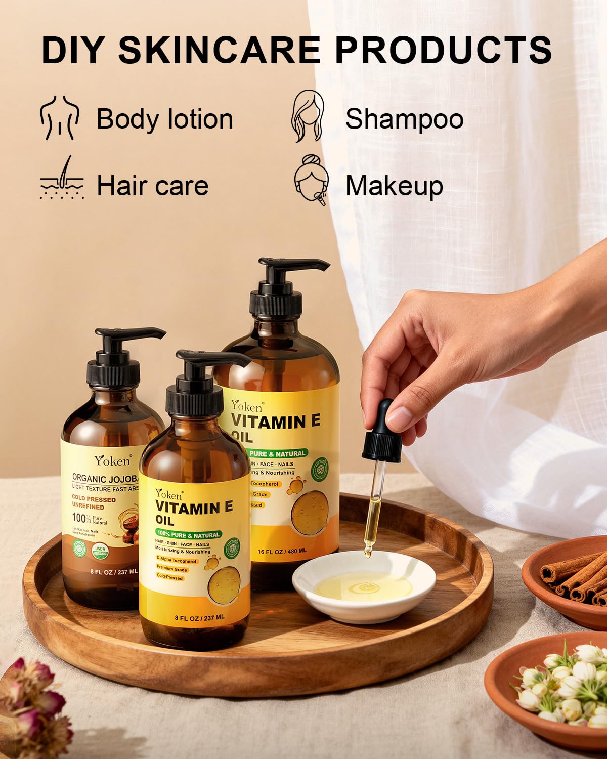 Yoken face application demonstrating gentle moisturization and improved slip
