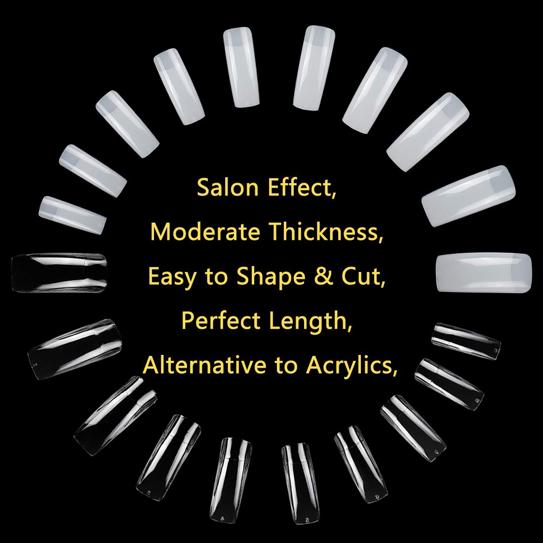 yokilly hands applying a tip demonstrating fast application and neat finish