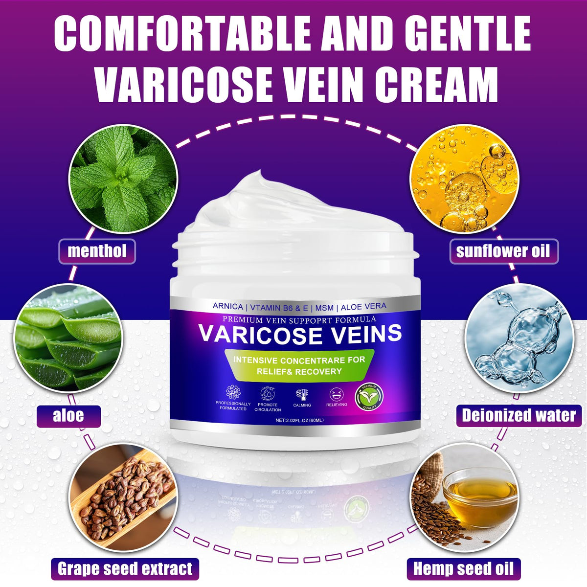 Yongsenina ingredient label detail highlighting natural extract benefits
