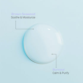Yonka cleansing milk applied with fingertips for gentle makeup removal