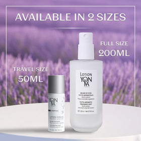Yonka bottle styled on vanity indicating daily skincare routine compatibility