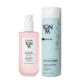 Yonka cleansing milk front packaging showing gentle makeup removal benefit