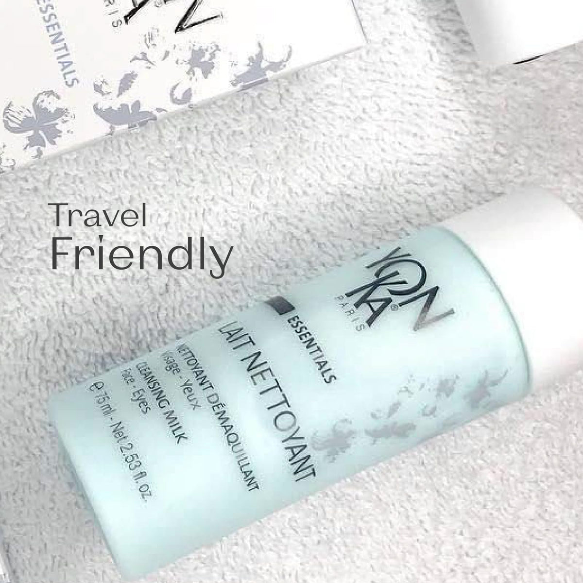 Yonka cotton pad removing eye and lip makeup for gentle care