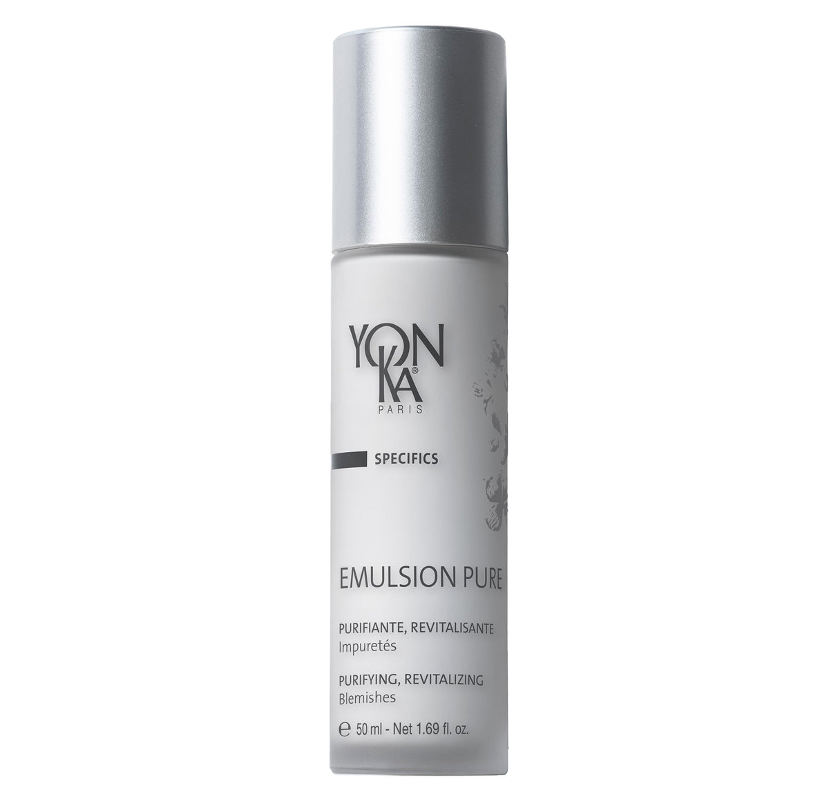 Yonka emulsion front packaging showing bottle and label for clear identification and trust