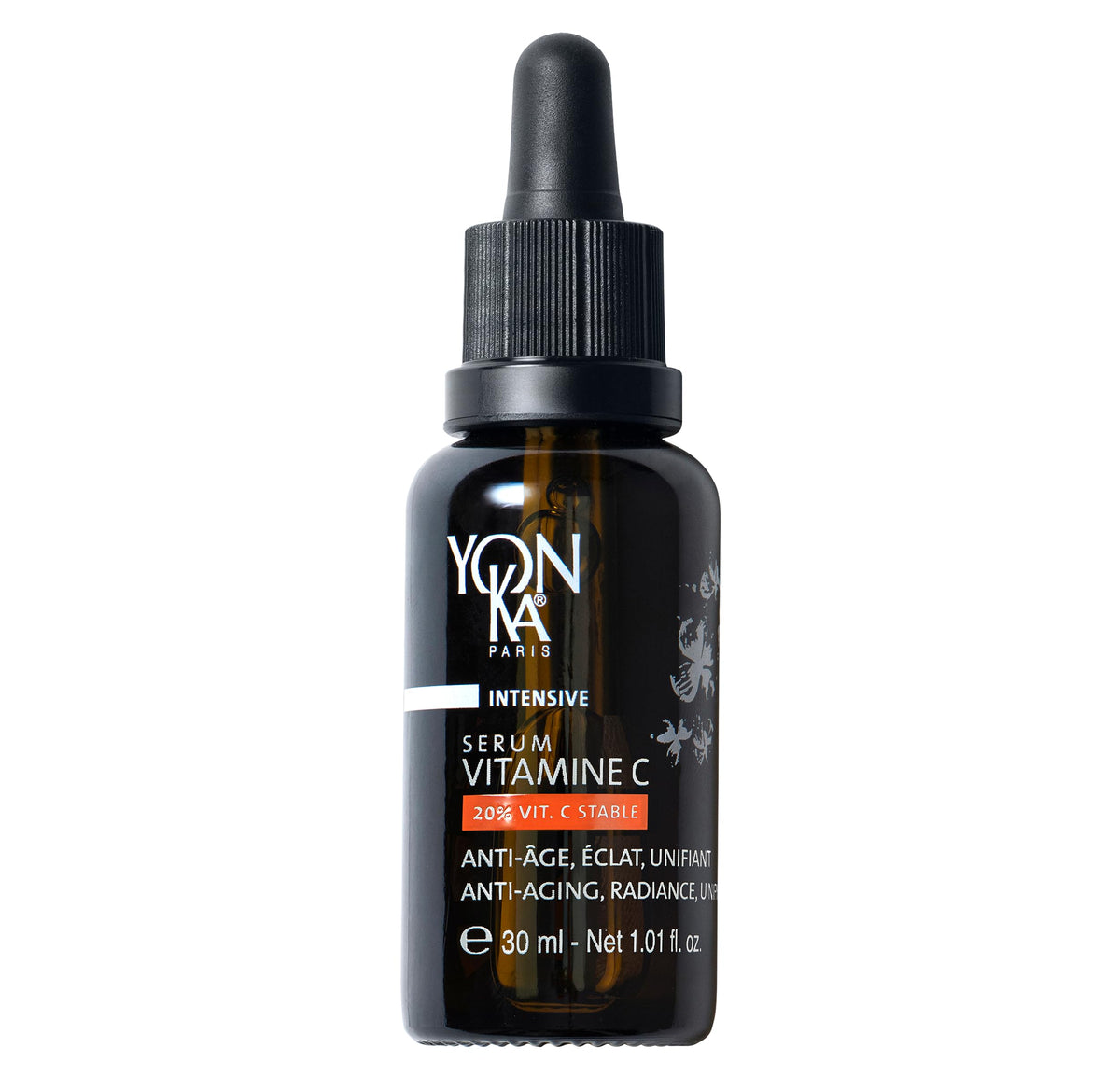 Yonka front bottle showing sleek packaging and clear product benefits