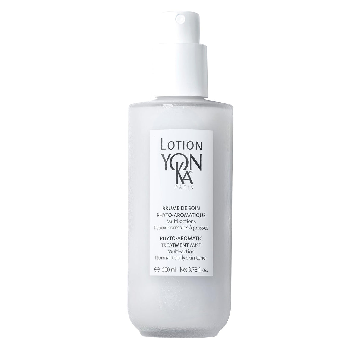 Yonka front packaging of Lotion P.N. G. showing bottle and size, clear brand benefit