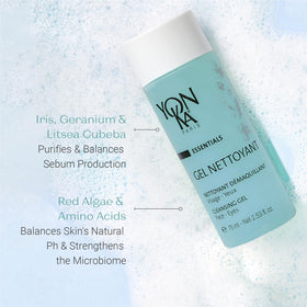 Yonka label ingredients closeup highlighting red algae and iris extract