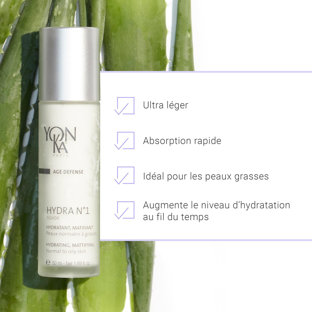 Yonka product on hand demonstrating scale and quick-absorbing application