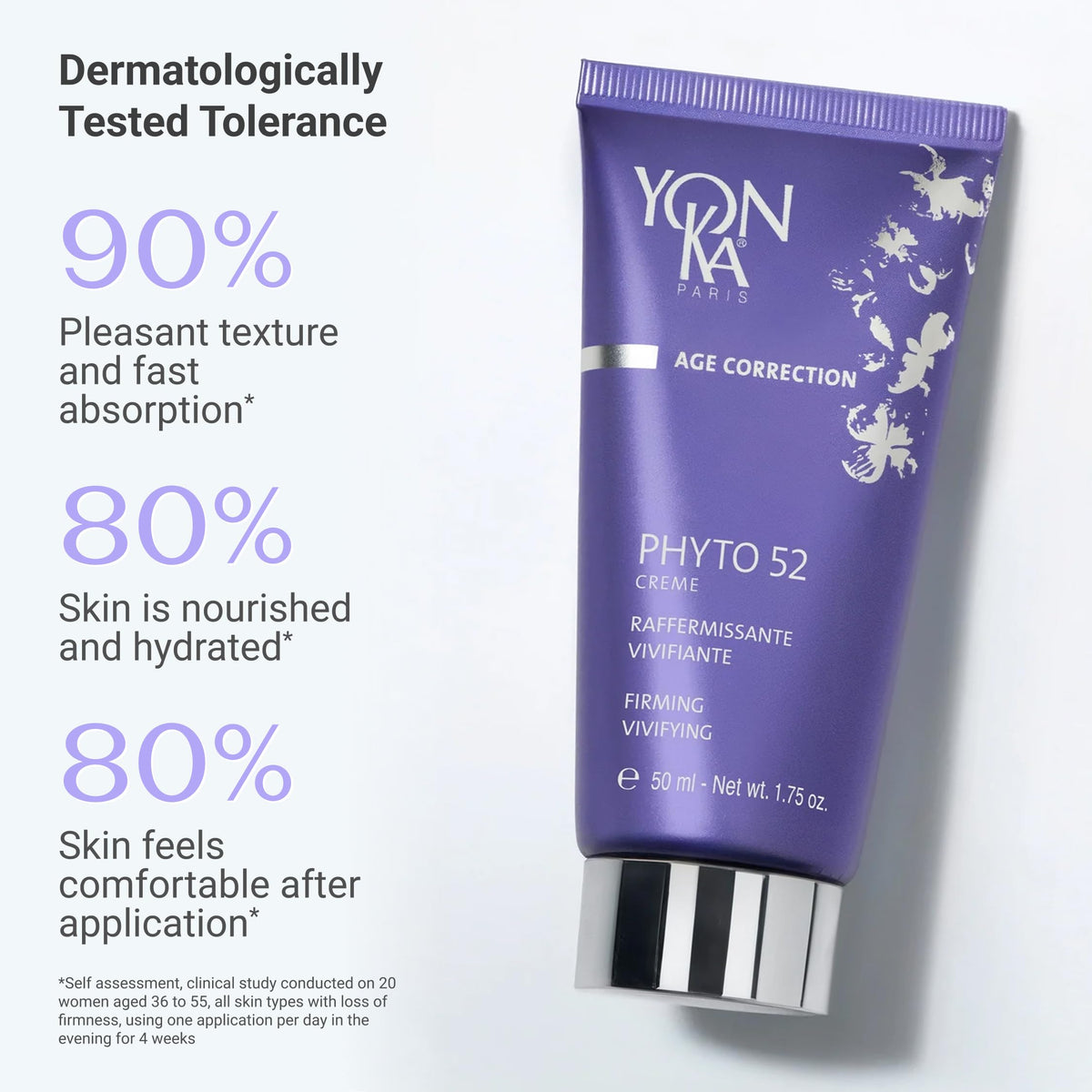 Yonka Phyto 52 staged in bathroom routine signaling evening skincare ritual