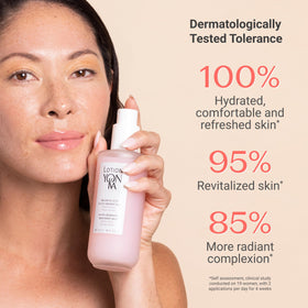 Yonka PS label detail highlighting Quintessence essential-oil blend and benefits